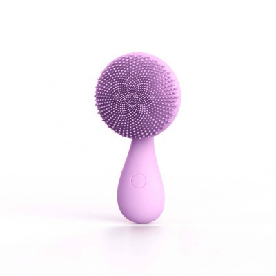 Ultrasonic Wave Massage Facial Cleansing Brush Silicone Face Washing Brush Silicone Face Exfoliate Brush