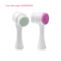 Wash face clean soft fiber pore cleaning facial cleanser brush