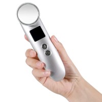 Vibrating Sonic Face Cleaning Brush Facial Hot Massage 2019 best skin care led light Vibrator