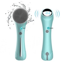 Electric Silicone Facial Cleansing Brush 3 in1 Sonic Face Massager Blackhead Remover Pore Cleaner Face Washing USB Rechargeable