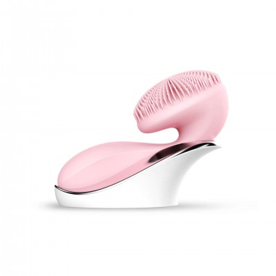 deep clean portable electric silicone heating facial cleansing brush personal care face cleansing brush