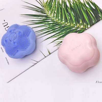 personal care clean face brush deep cleansing ems vibration electric silicone face brush facial cleansing brush