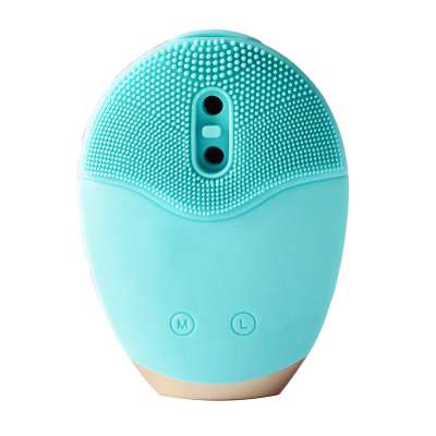 mini silicone face brush sonic face brush facial cleansing  portable electric facial cleansing brush